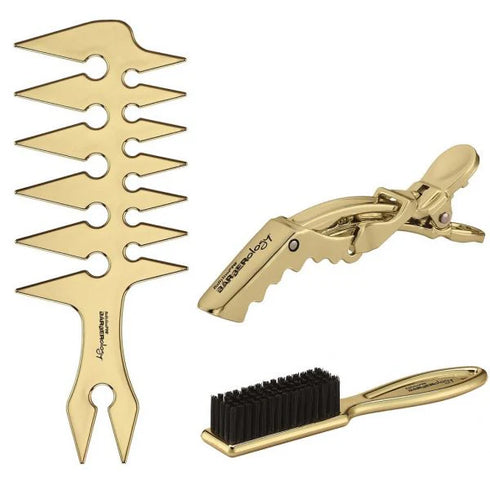BaBylissPRO Barberology Gold Trio Mix 15pc